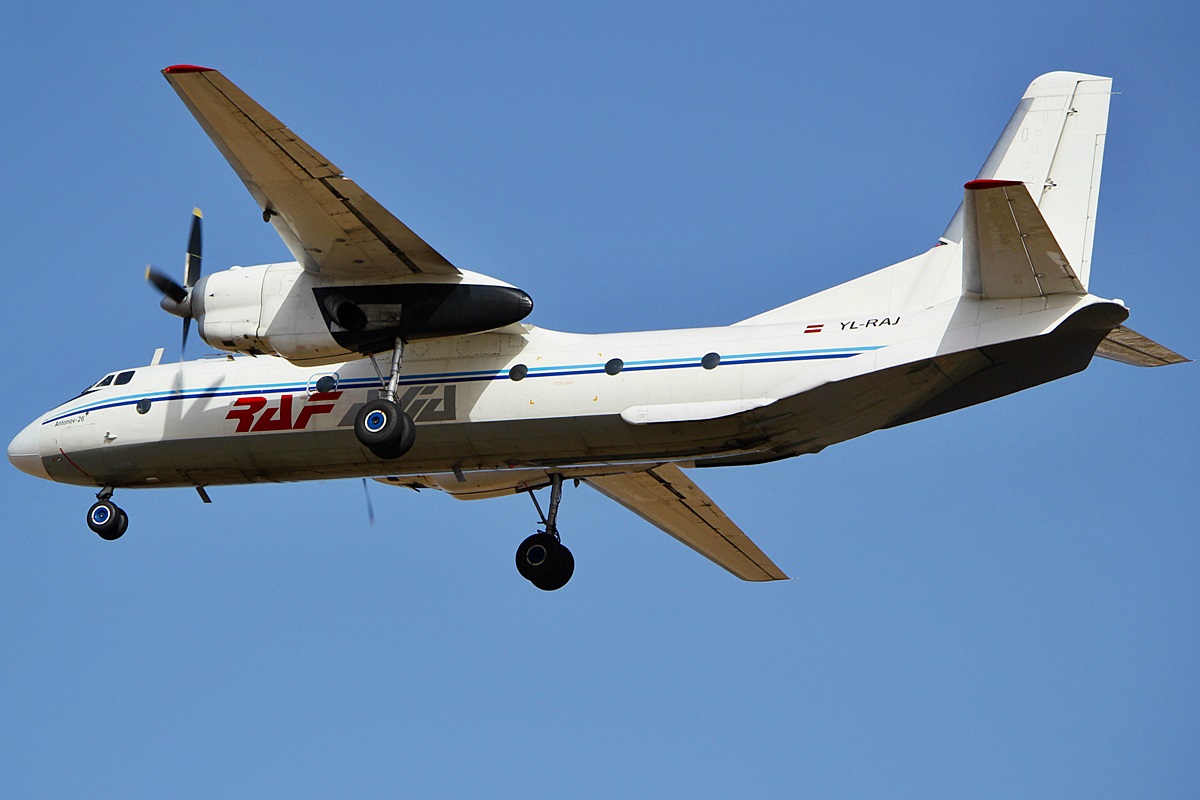 YL-RAJ · Antonov An-26B · (LPA / GCLP)