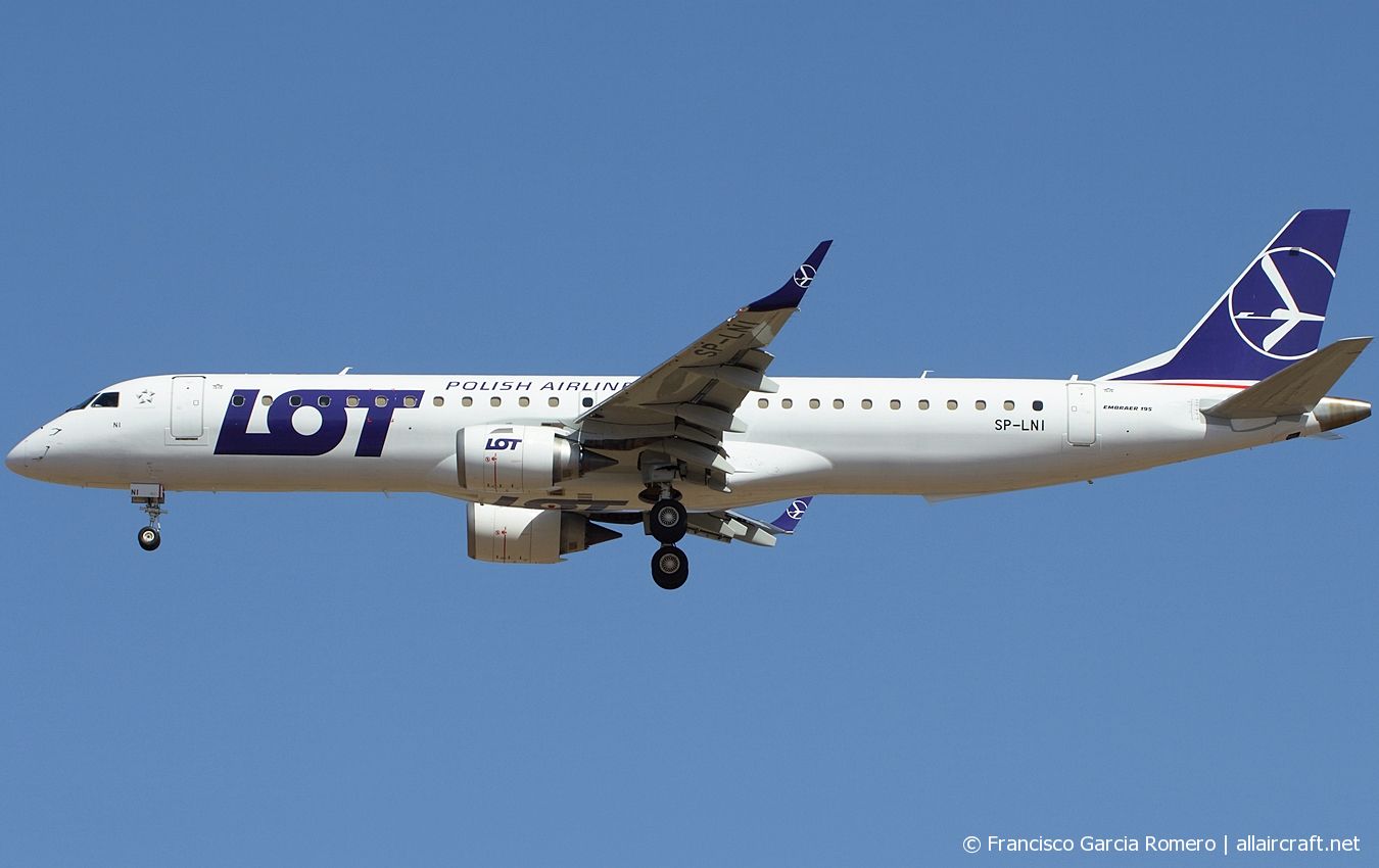 SP-LNI · Embraer 190-200IGW · (LPA / GCLP)