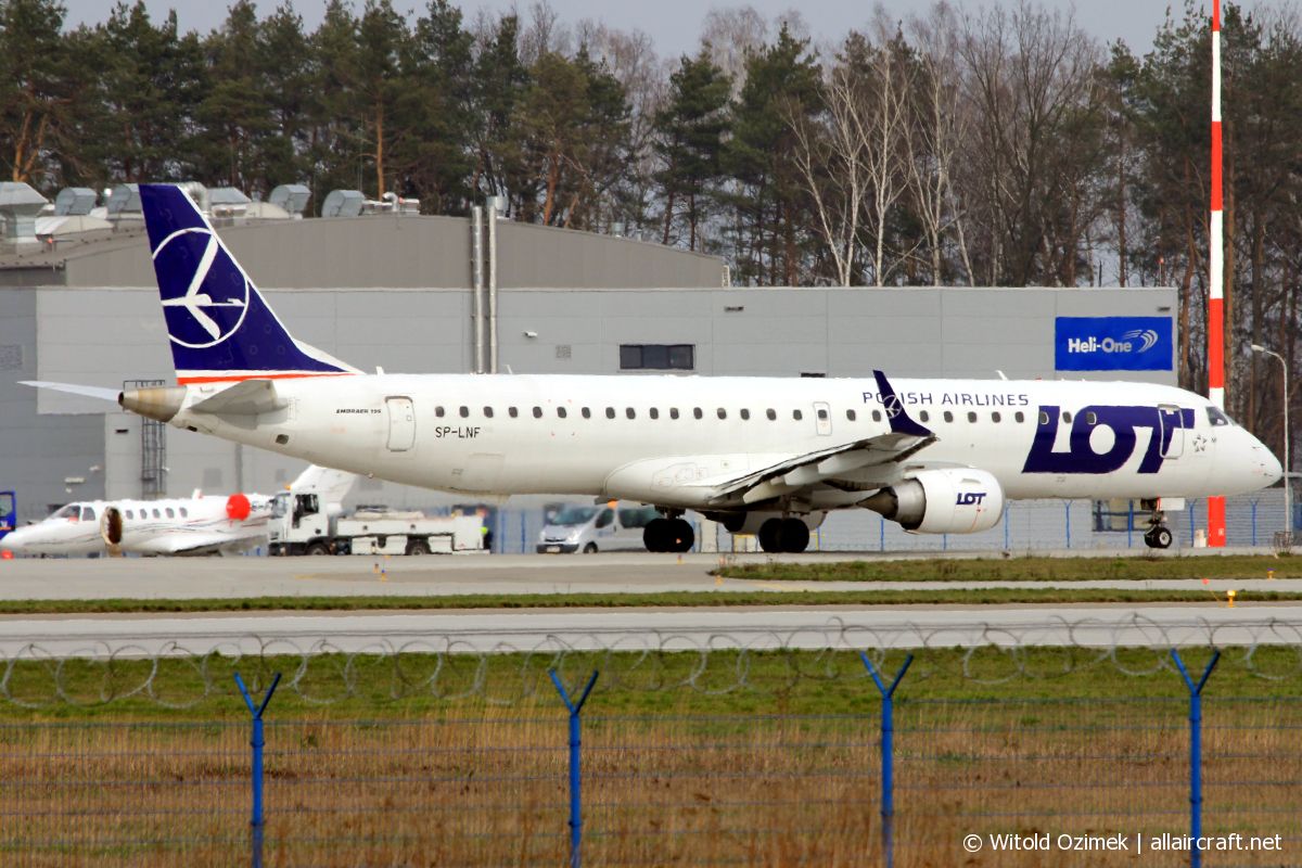 SP-LNF · Embraer 190-200LR · (RZE / EPRZ)