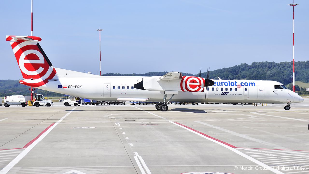 SP-EQK · Bombardier Dash 8-Q402 · (KRK / EPKK)