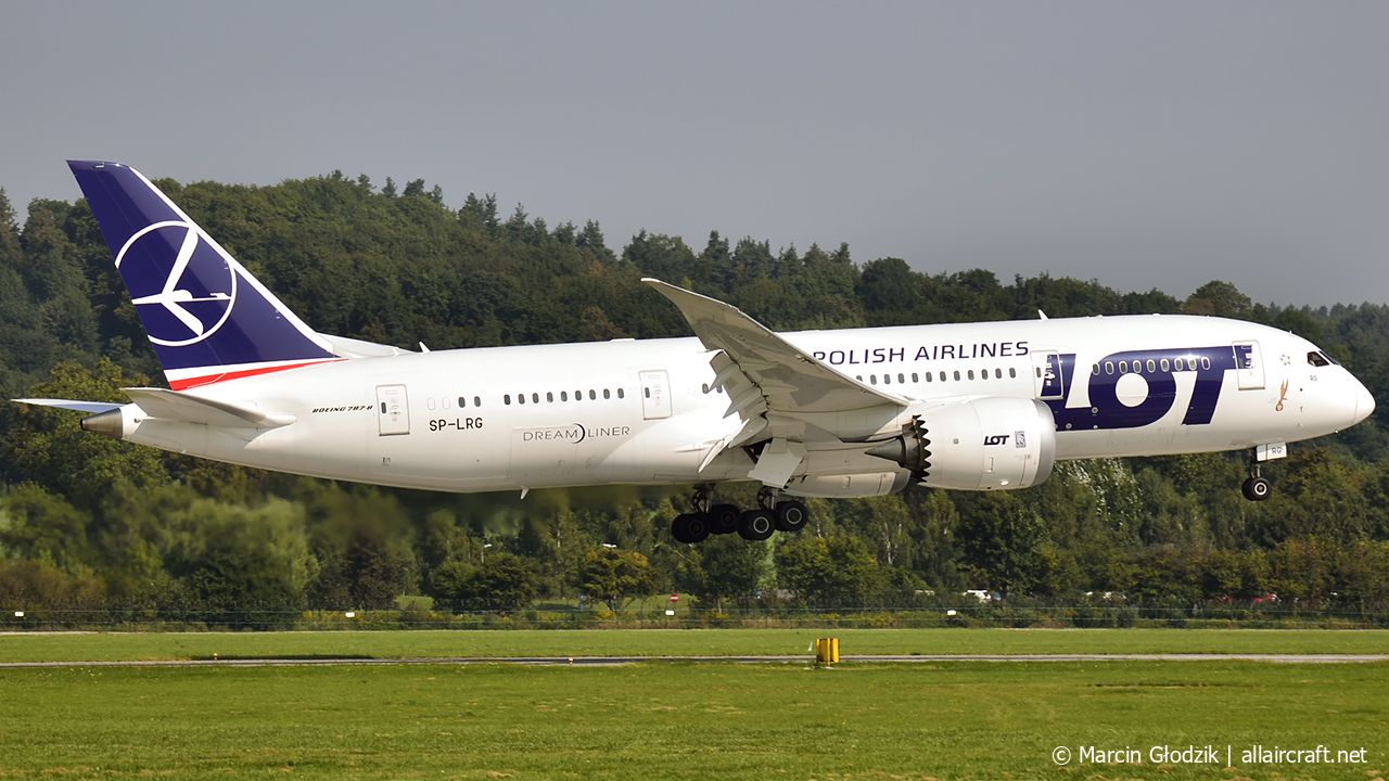 SP-LRG · Boeing 787-8 Dreamliner · (KRK / EPKK)