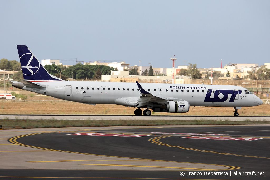 SP-LND · Embraer 190-200LR · (MLA / LMML)