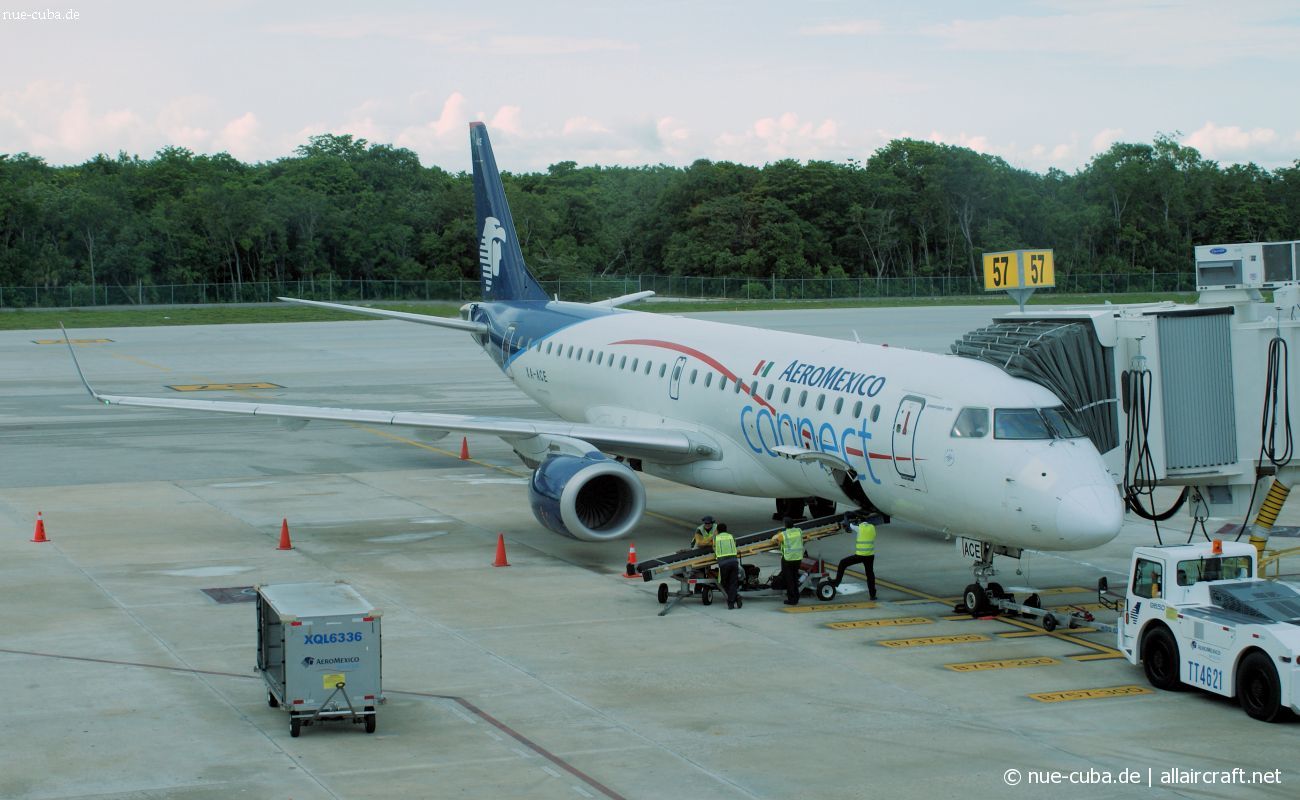 XA-ACE · Embraer 190-100LR · (CUN / MMUN)