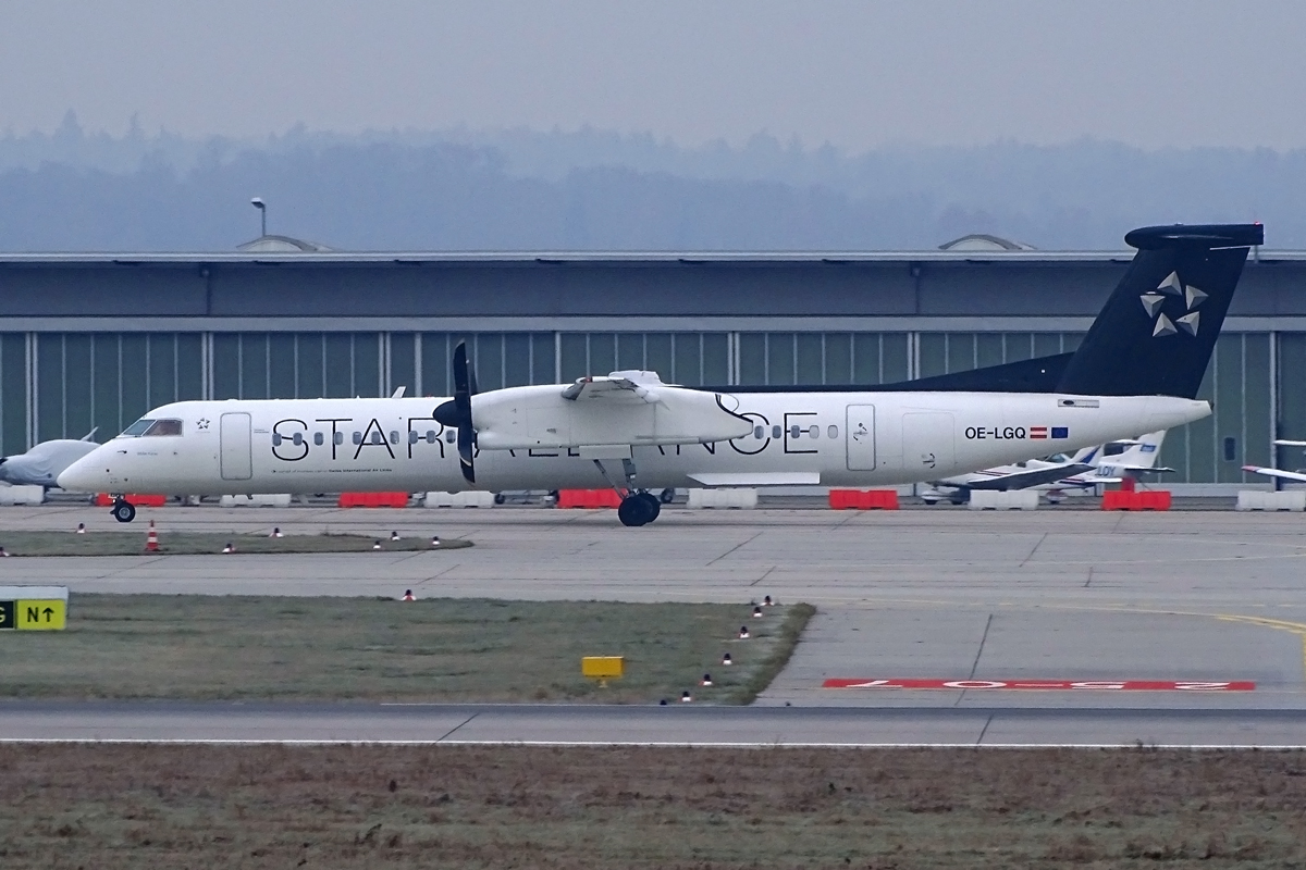 OE-LGQ · Bombardier Dash 8-Q402 · (STR / EDDS)
