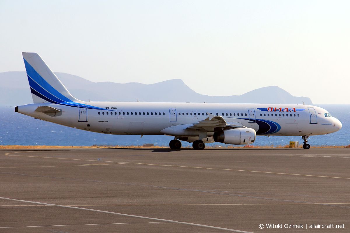 VQ-BSQ · Airbus A321-231 · (HER / LGIR)