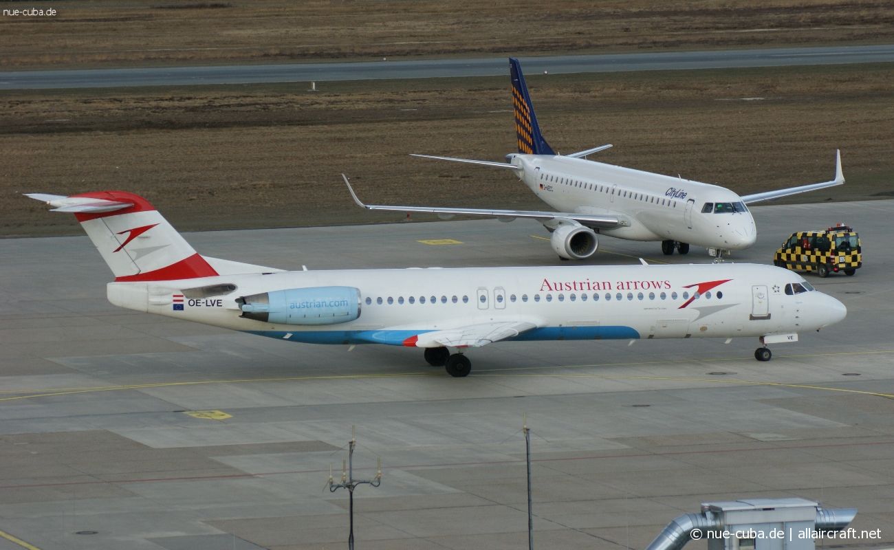 OE-LVE · Fokker 100 · (NUE / EDDN)