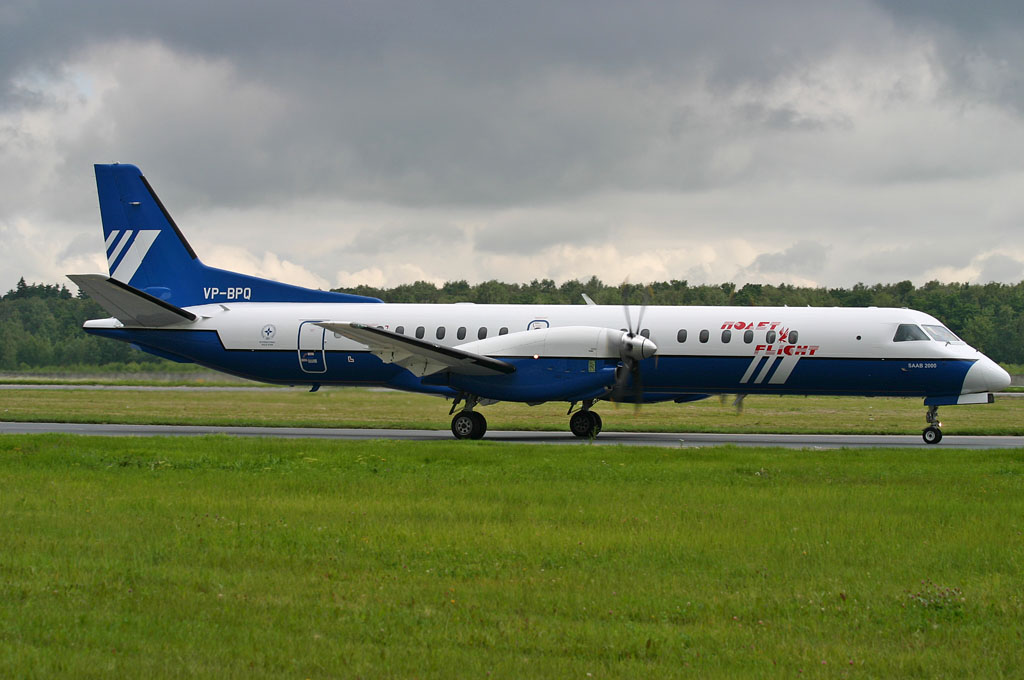 VP-BPQ · Saab 2000 · (DME / UUDD)