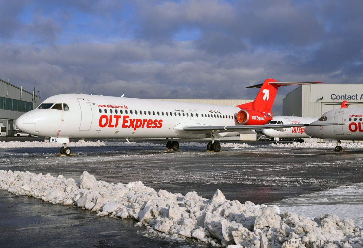 D-AFKE · Fokker 100 · (SCN / EDDR)