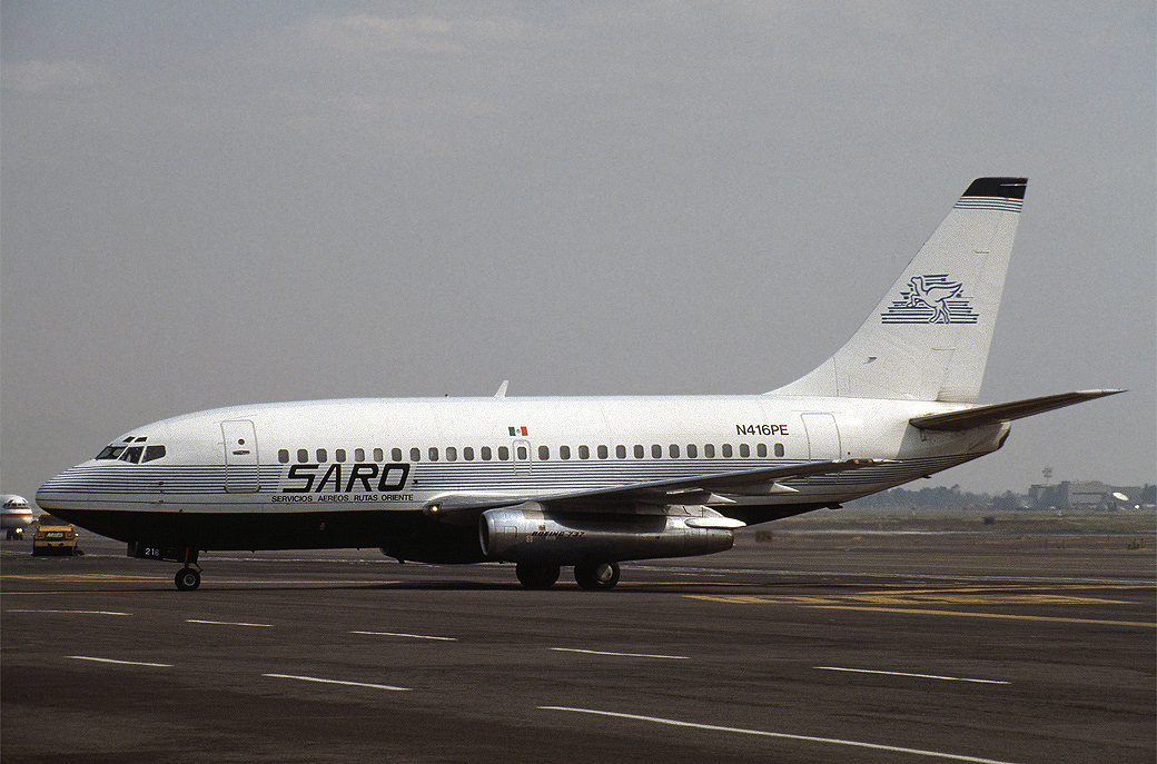 N416PE · Boeing 737-130 · (MEX / MMMX)