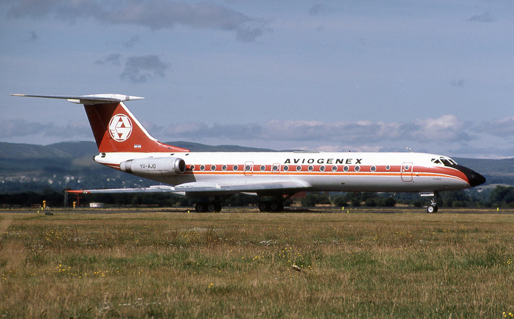 YU-AJD · Tupolev Tu-134A-3 · (PIK / EGPK)