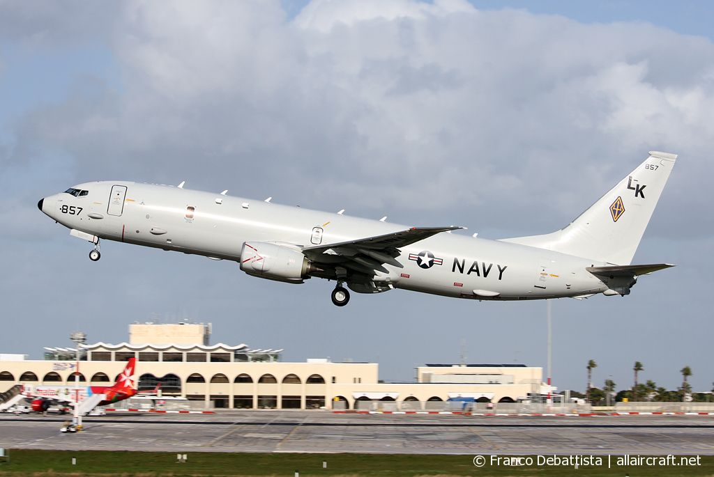 168857 · Boeing P-8A Poseidon · (MLA / LMML)