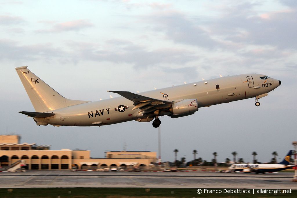 169003 · Boeing P-8A Poseidon · (MLA / LMML)