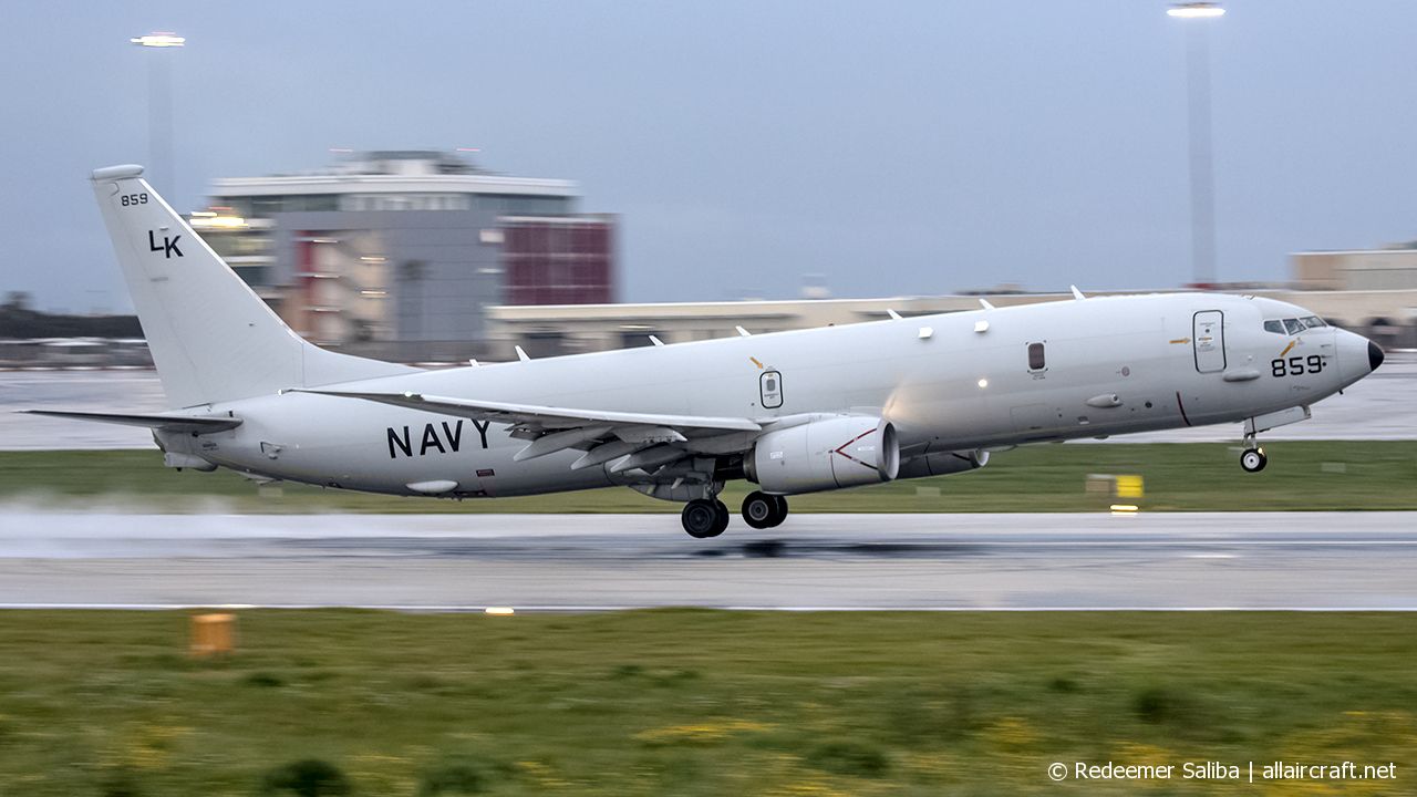 168859 · Boeing P-8A Poseidon · (MLA / LMML)