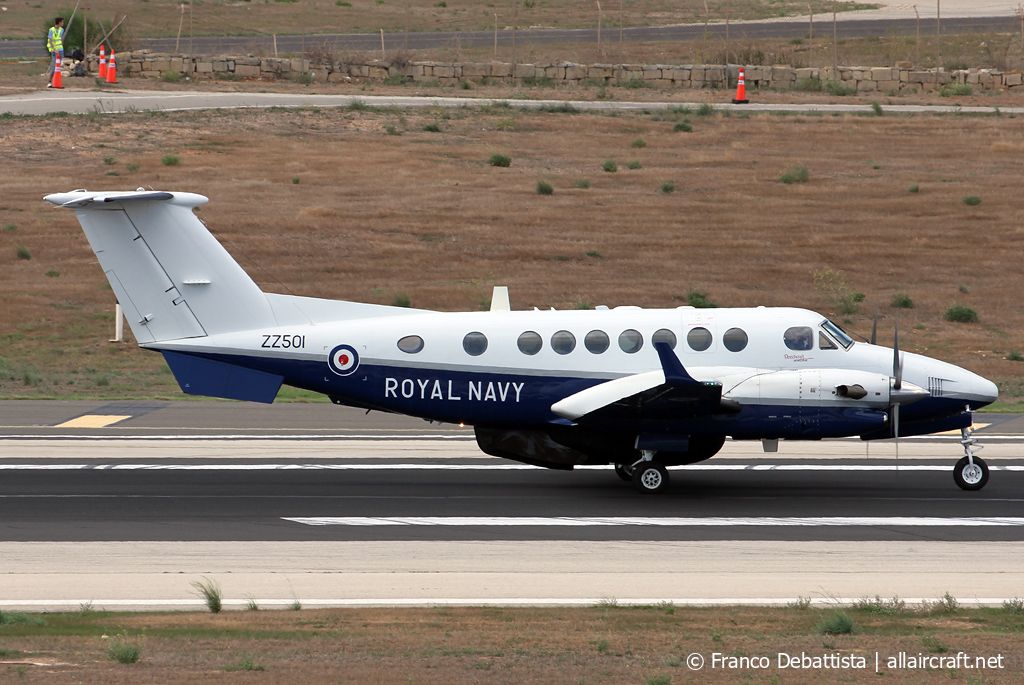 ZZ501 (FL618) 2008 Hawker Beechcraft B350CER Avenger T1