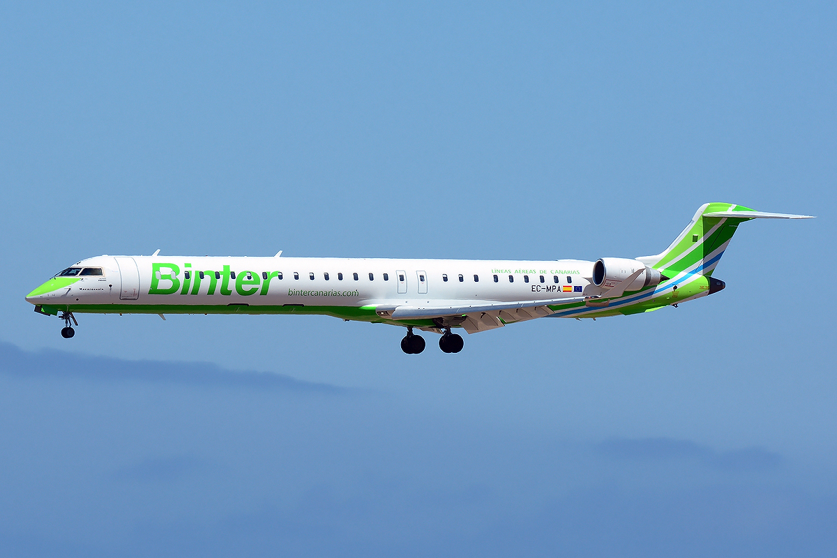 EC-MPA · Bombardier CRJ-1000 · (LPA / GCLP)