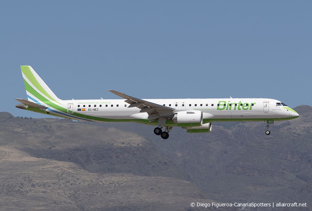 EC-NEZ · Embraer 190-400STD · (LPA / GCLP)