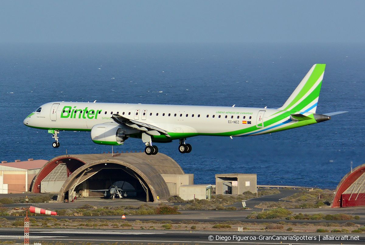 EC-NEZ · Embraer 190-400STD · (LPA / GCLP)