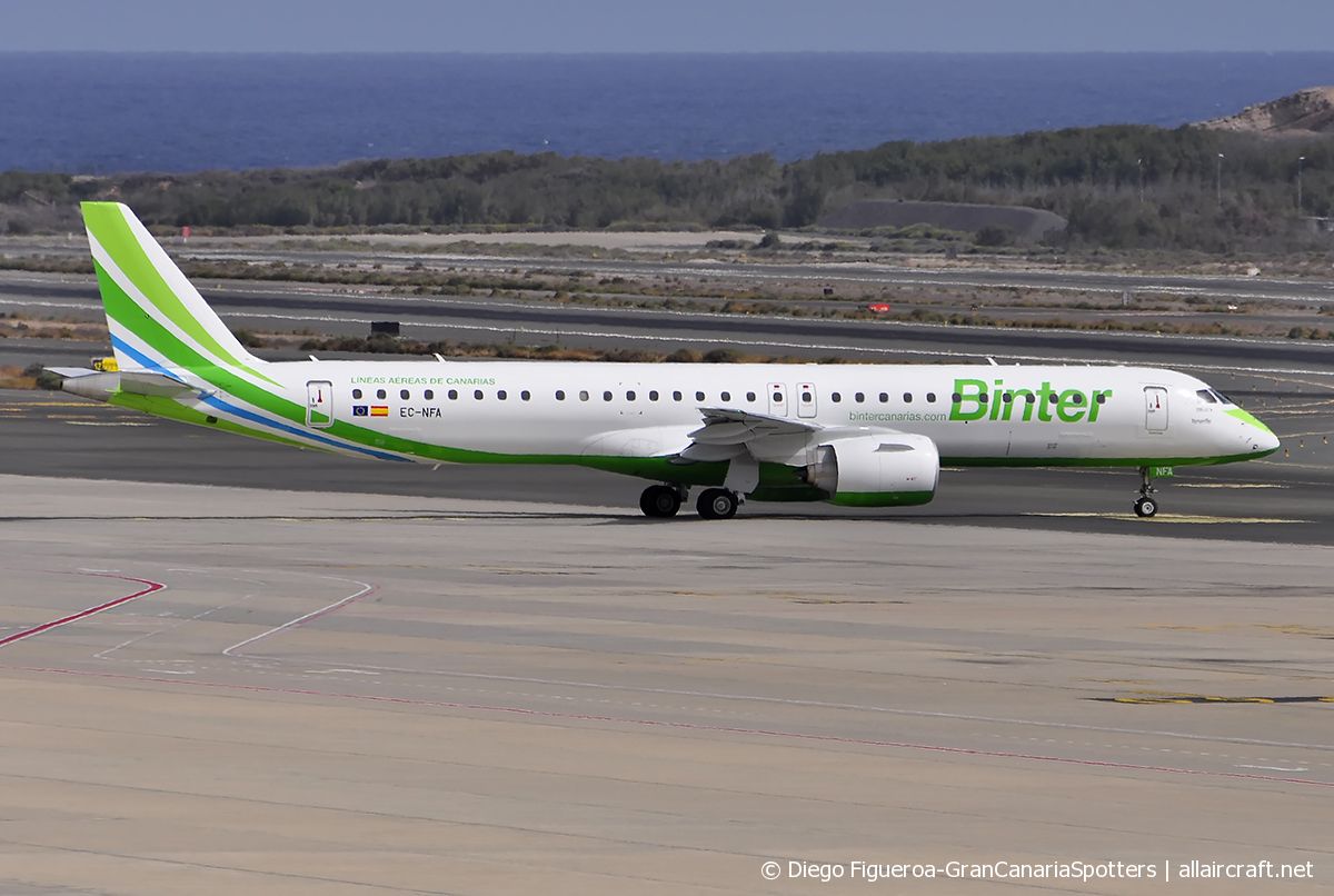 EC-NFA · Embraer 190-400STD · (LPA / GCLP)