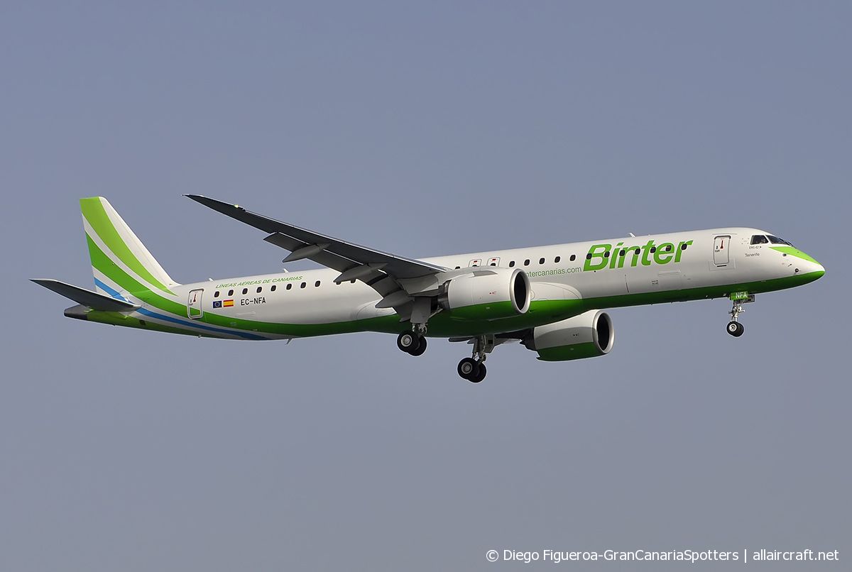 EC-NFA · Embraer 190-400STD · (LPA / GCLP)