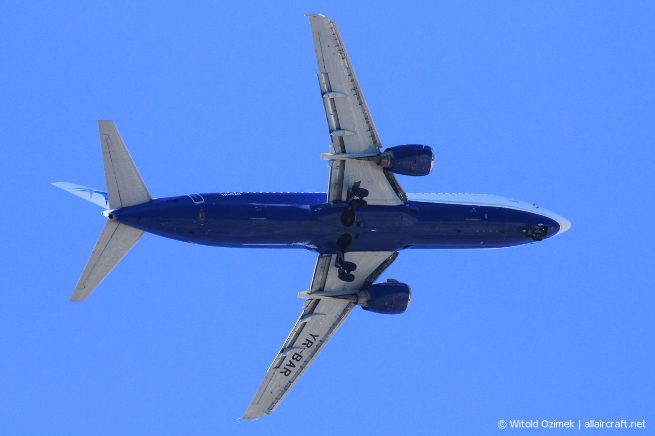 YR-BAR · Boeing 737-4Q8 · (HER / LGIR)
