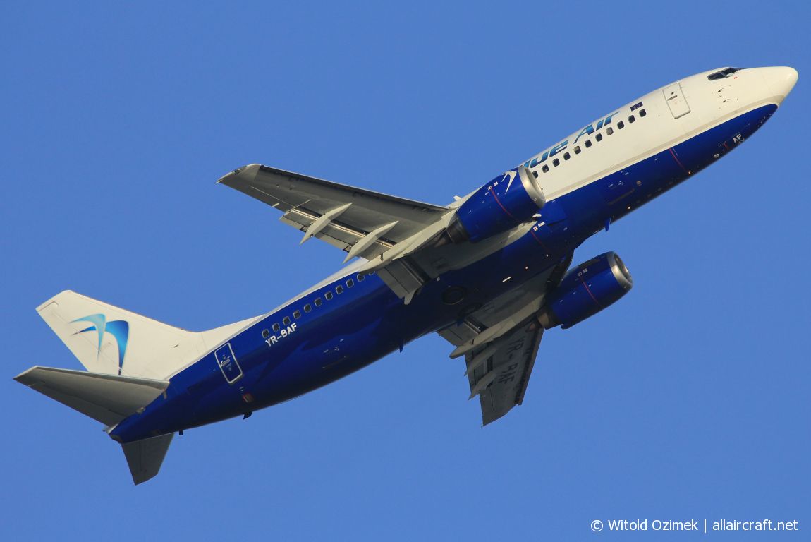 YR-BAF · Boeing 737-322 · (FCO / LIRF)