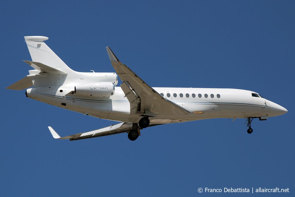 LX-VAM · Dassault Falcon 7X · (MLA / LMML)