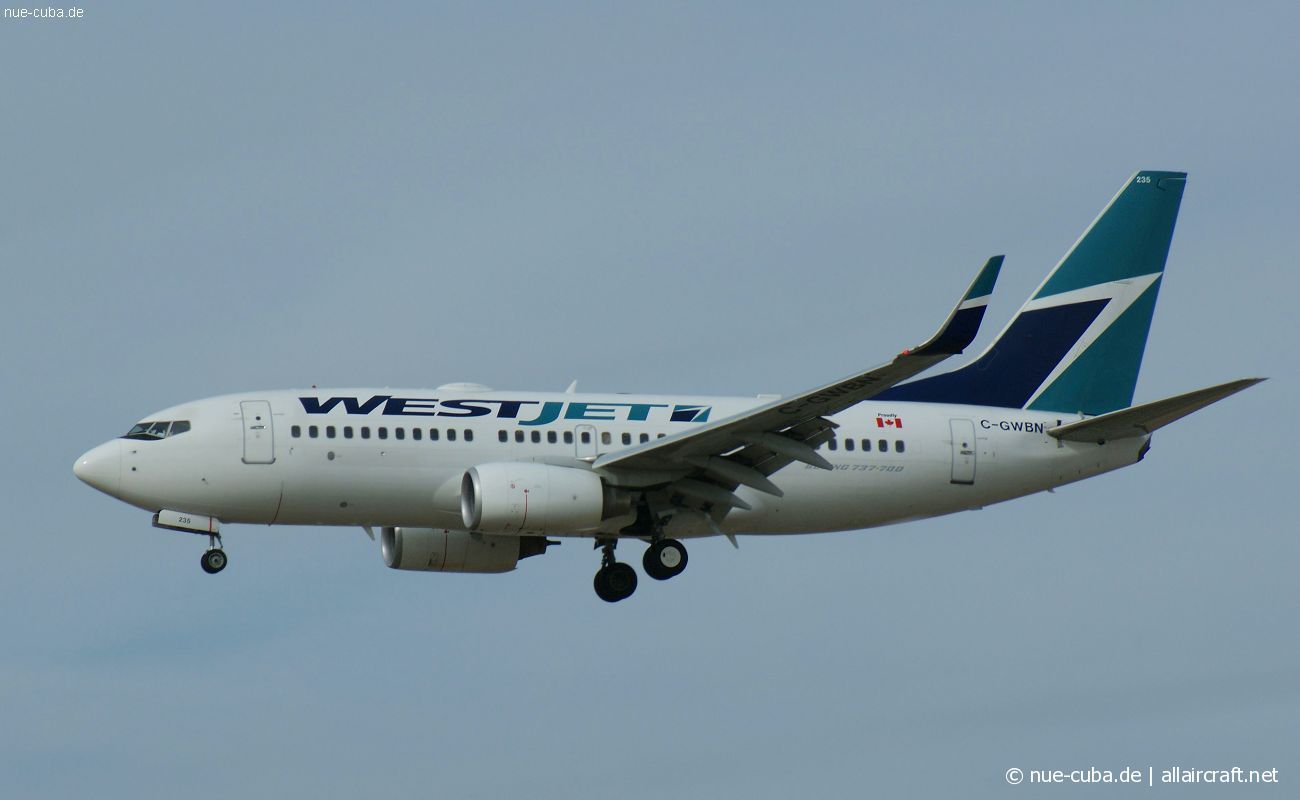 C-GWBN · Boeing 737-7CT(WL) · (YYC / CYYC)