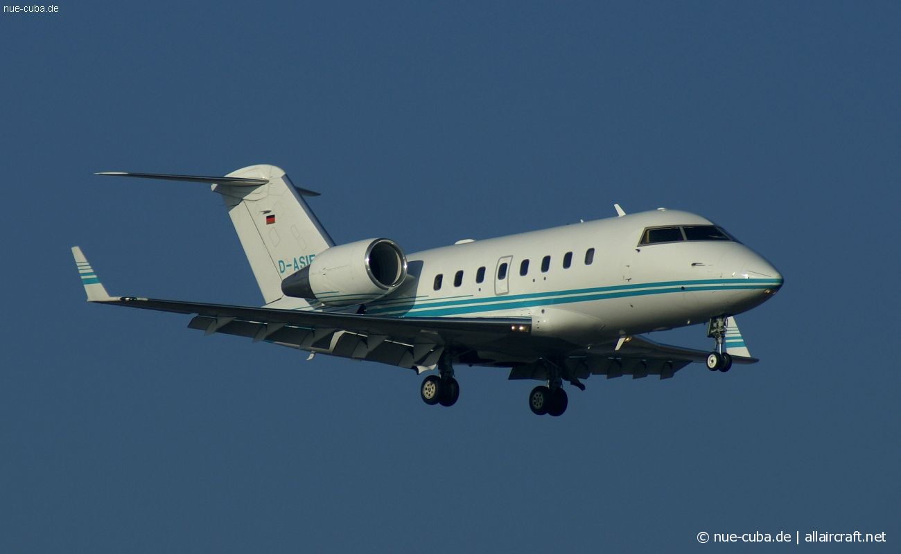 D-ASIE · Bombardier CL-600-2B16 Challenger 604 · (NUE / EDDN)