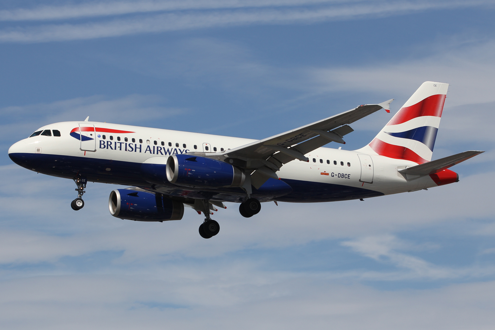 G-DBCE · Airbus A319-131 · (LHR / EGLL)