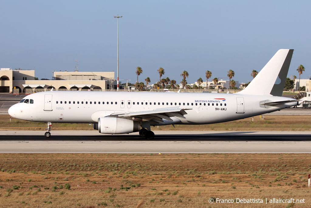 9H-AMJ · Airbus A320-232 · (MLA / LMML)