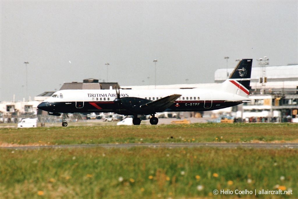 G-BTPF (2013) 1989 British Aerospace ATP