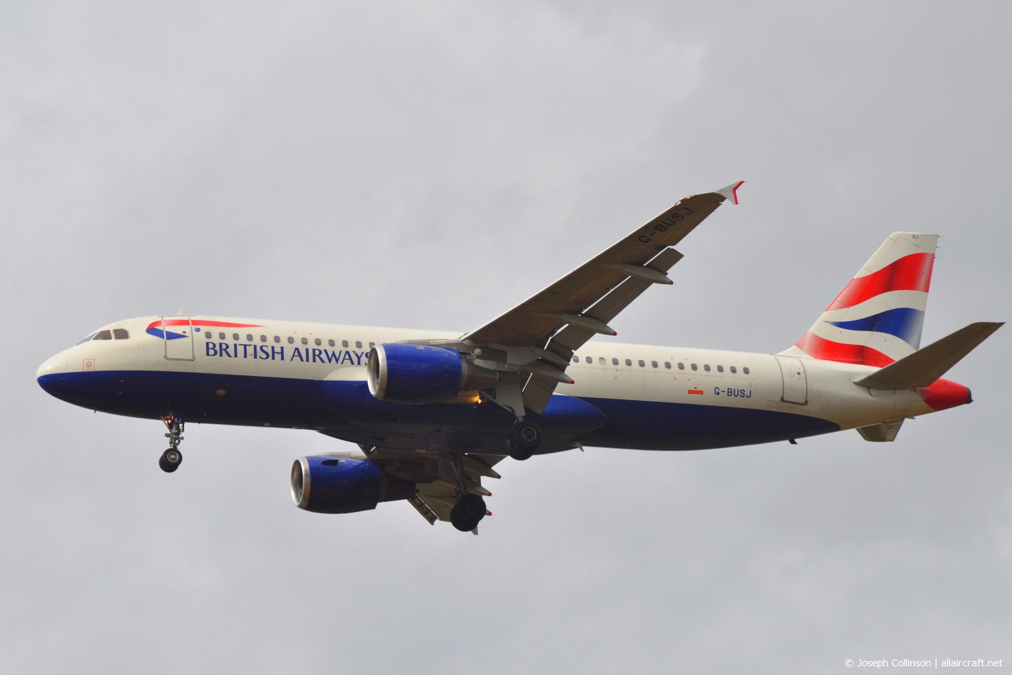G-BUSJ · Airbus A320-211 · (LHR / EGLL)