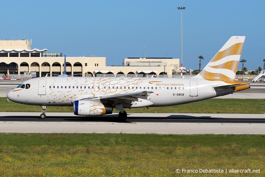 G-DBCB · Airbus A319-131 · (MLA / LMML)