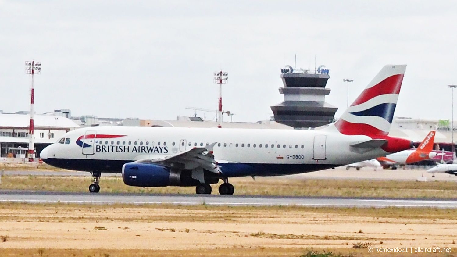 G-DBCC · Airbus A319-131 · (FAO / LPFR)