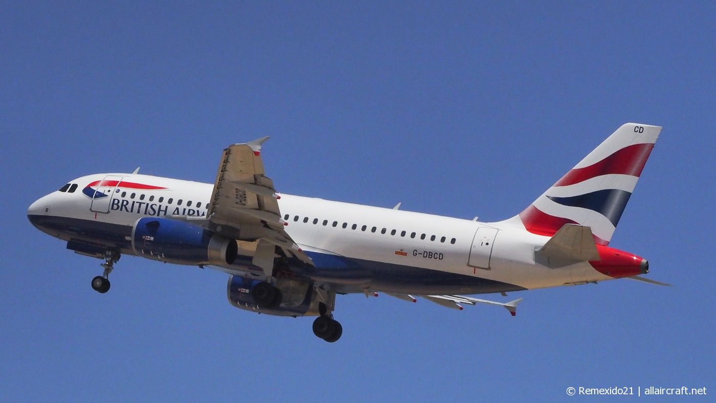 G-DBCD · Airbus A319-131 · (FAO / LPFR)