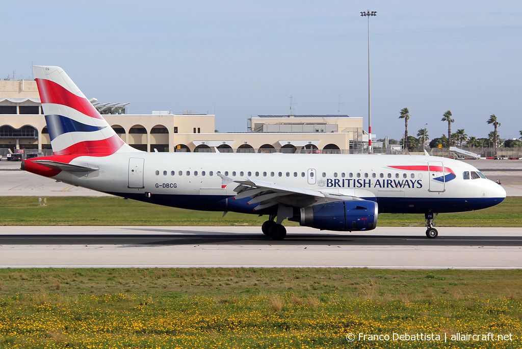 G-DBCG · Airbus A319-131 · (MLA / LMML)