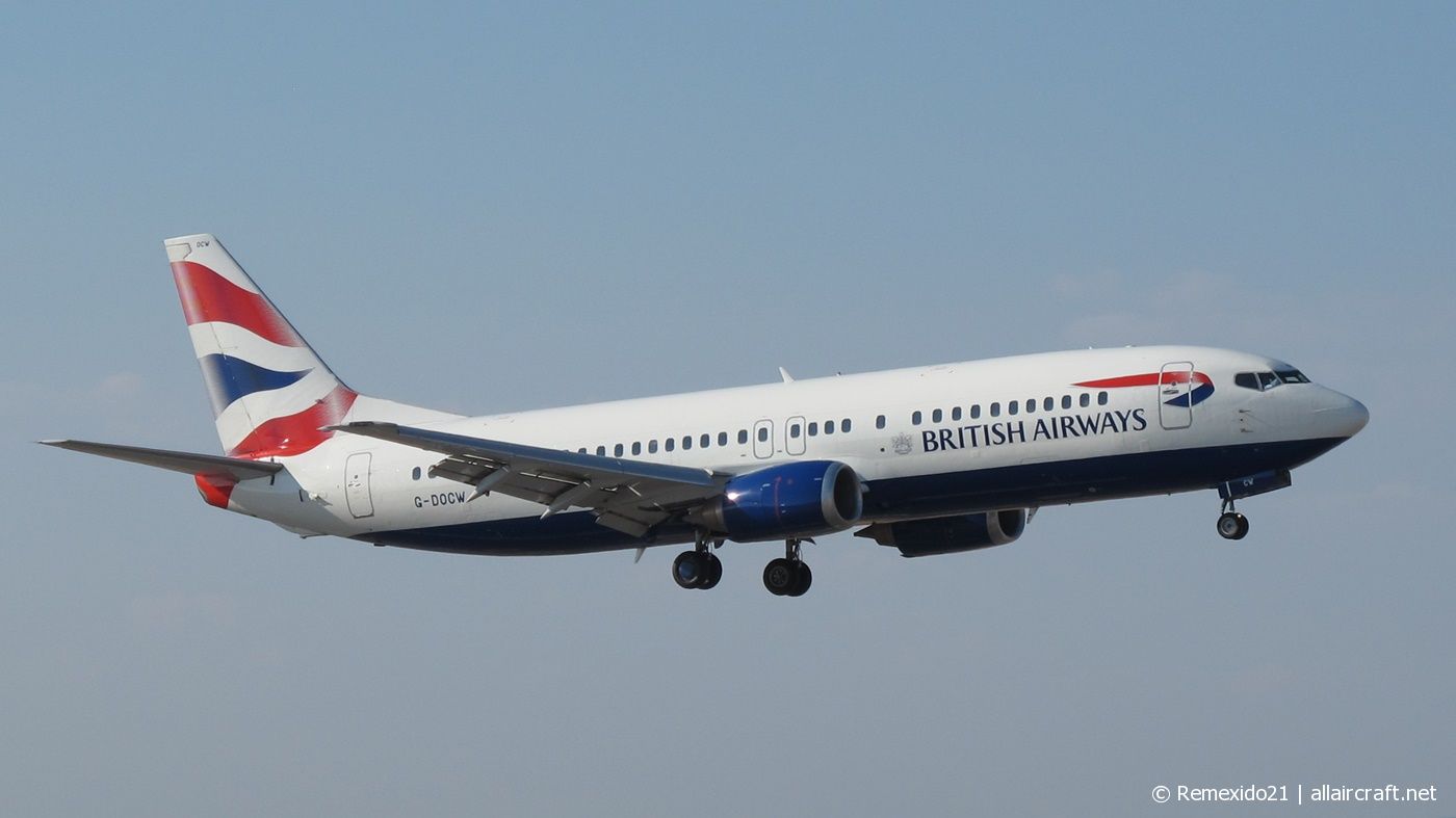 G-DOCW (25856) 1993 Boeing 737-436