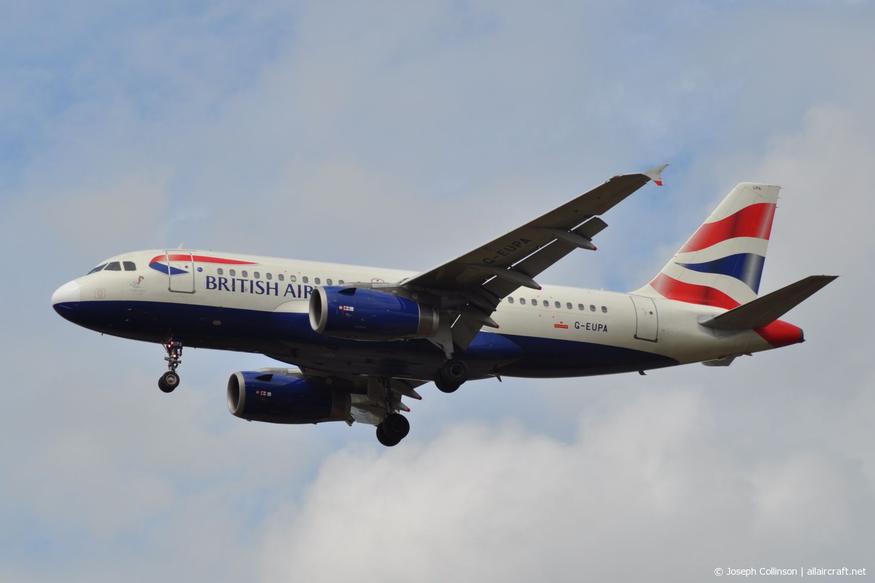 G-EUPA · Airbus A319-131 · (LHR / EGLL)