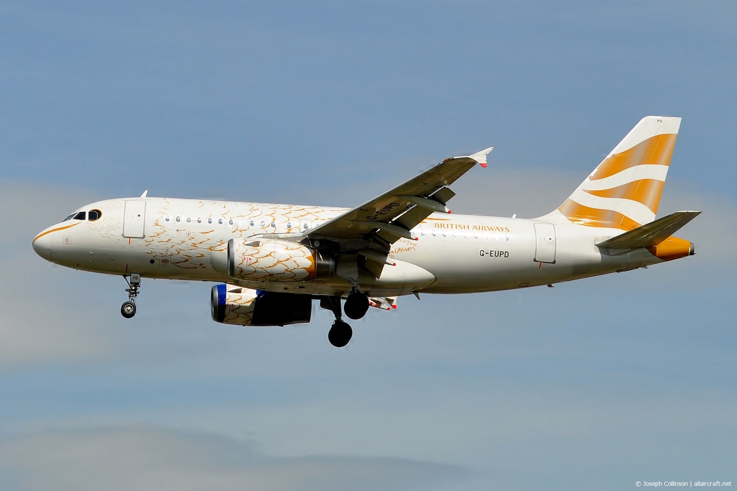G-EUPD (cn 1142) Airbus A319-131