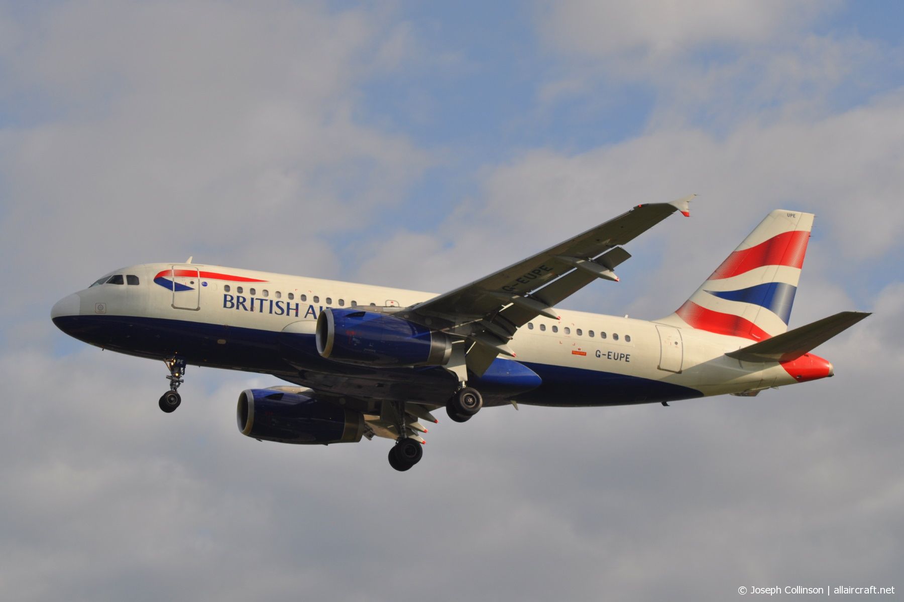 G-EUPE · Airbus A319-131 · (LHR / EGLL)