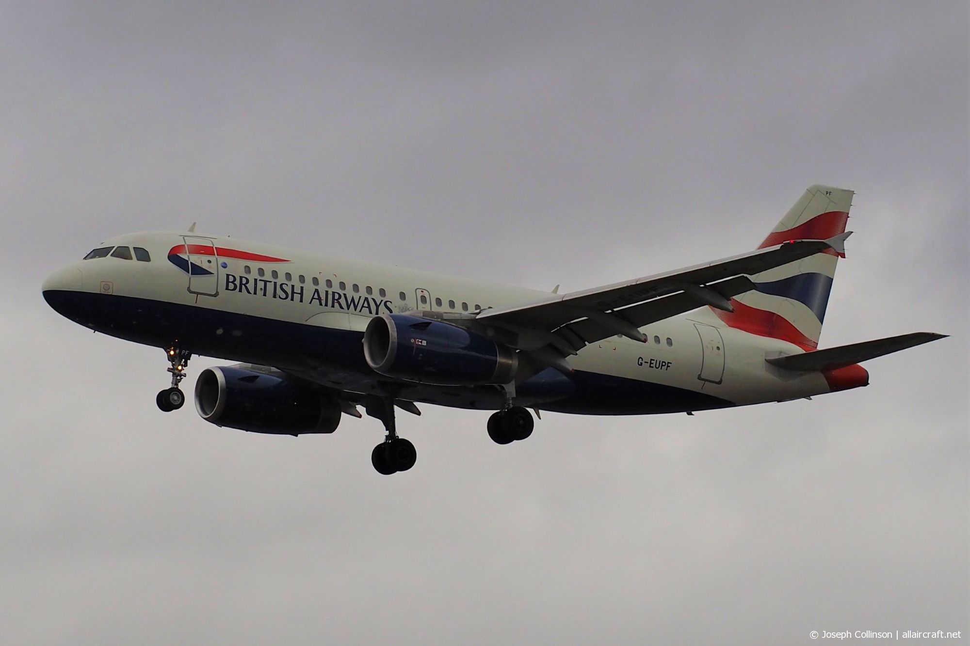 G-EUPF · Airbus A319-131 · (LHR / EGLL)
