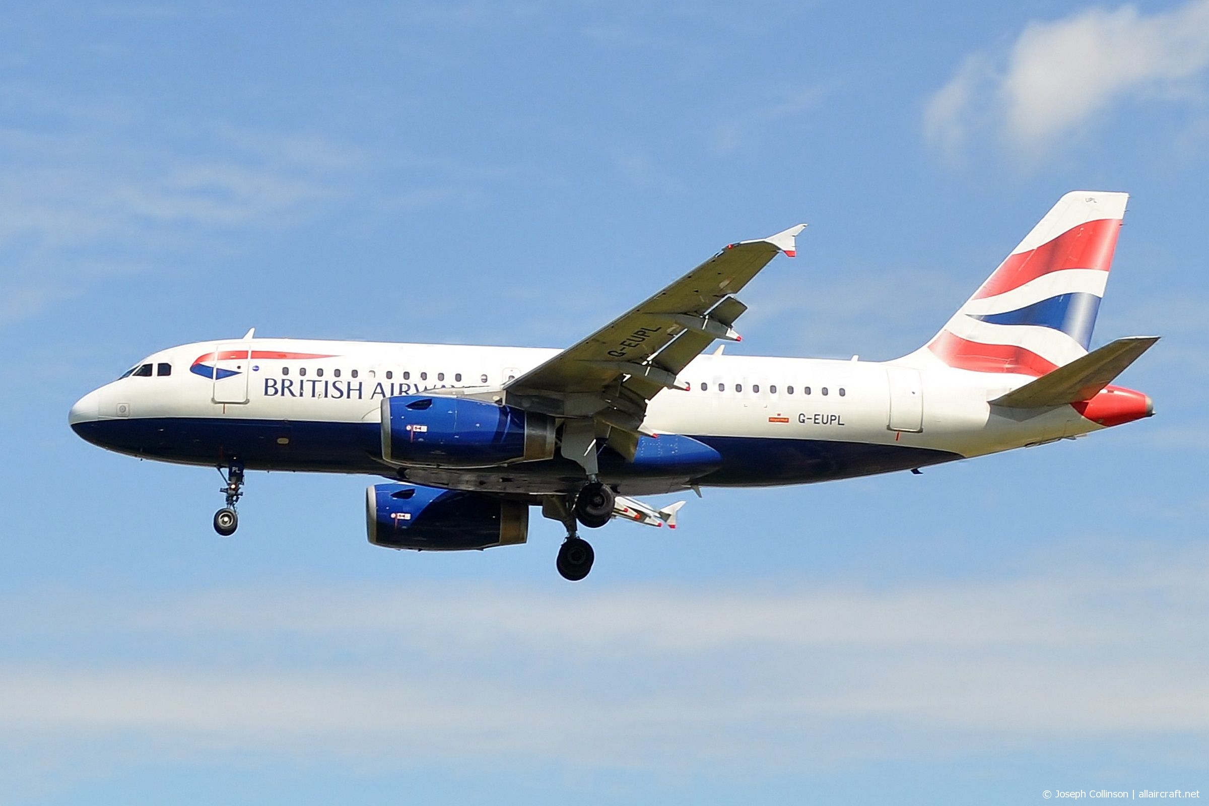 G-EUPL · Airbus A319-131 · (LHR / EGLL)