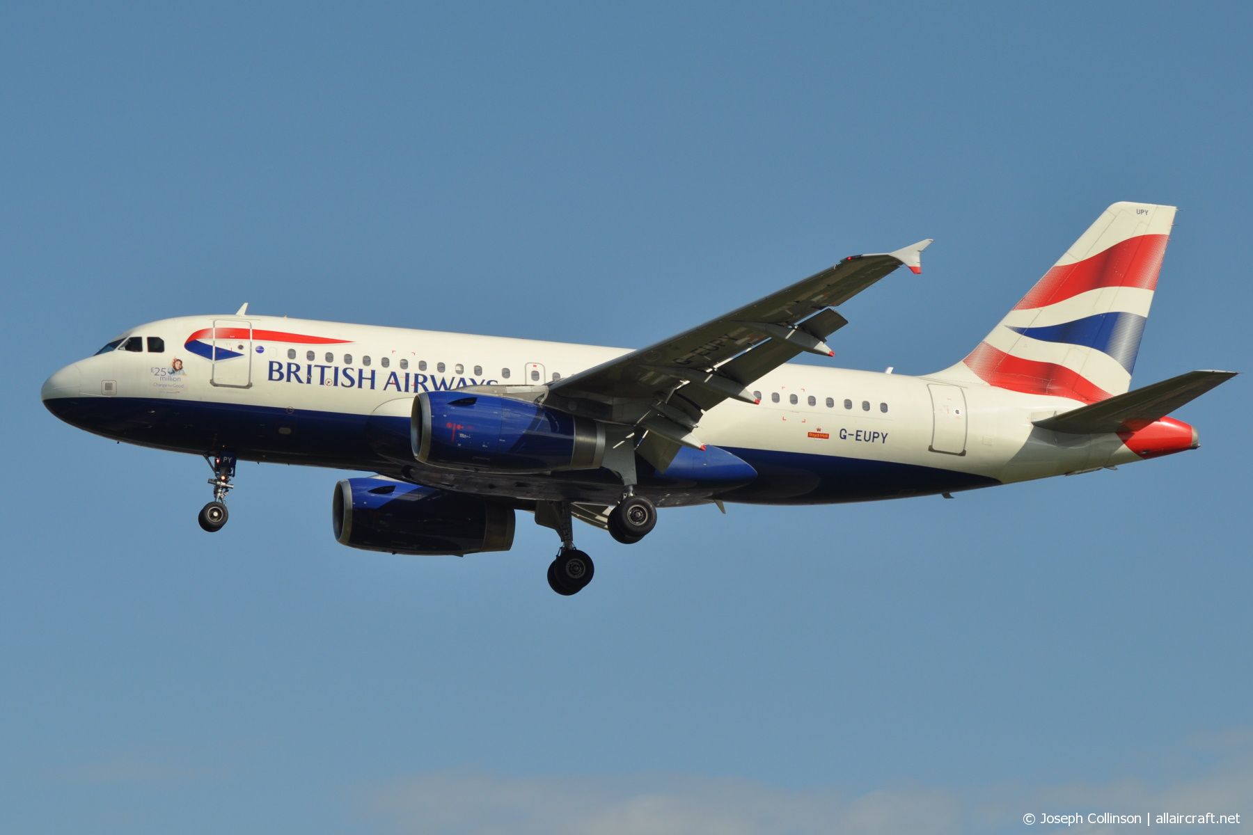 G-EUPY (1486) 2001 Airbus A319-131