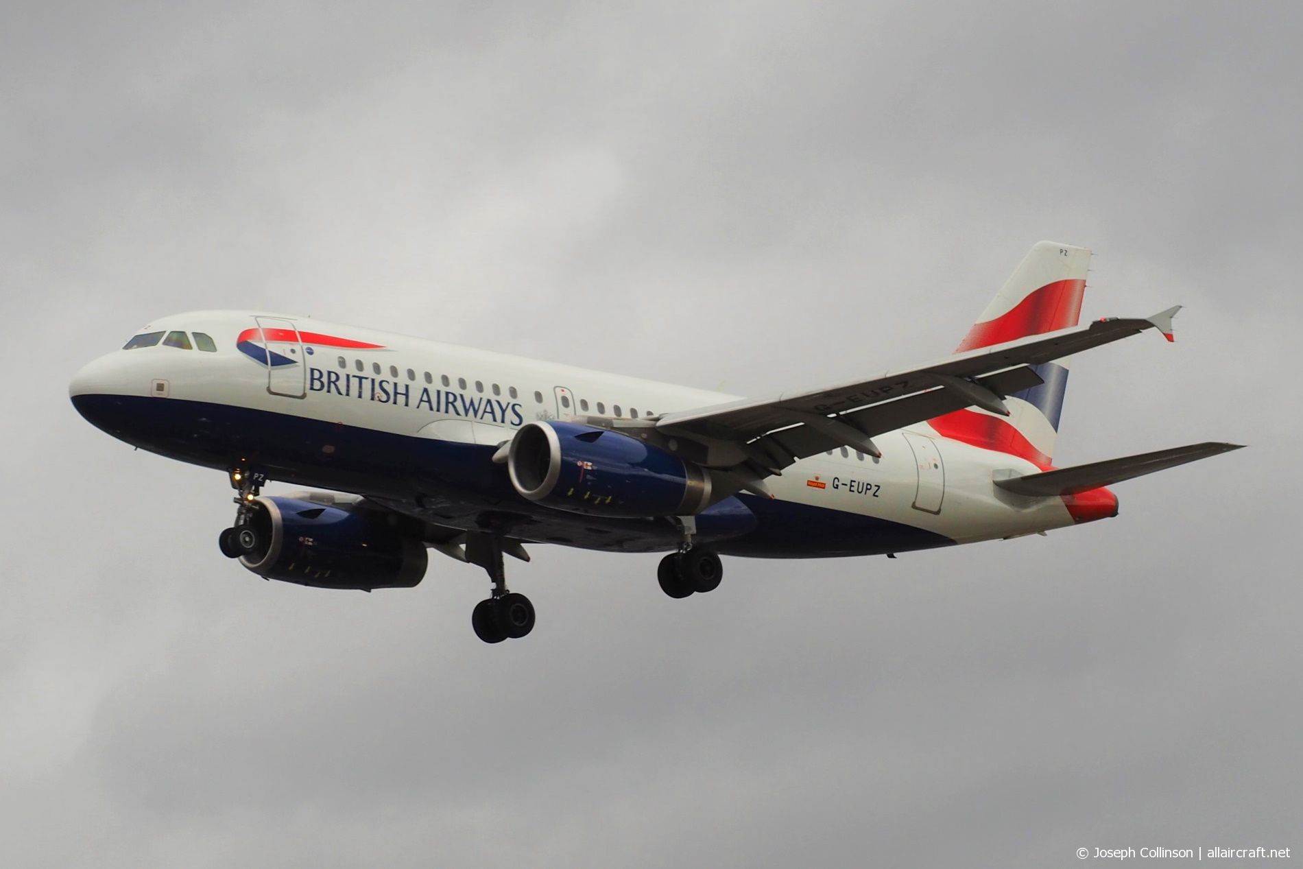 G-EUPZ · Airbus A319-131 · (LHR / EGLL)