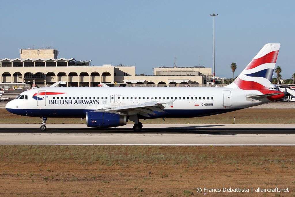 G-EUUN · Airbus A320-232 · (MLA / LMML)