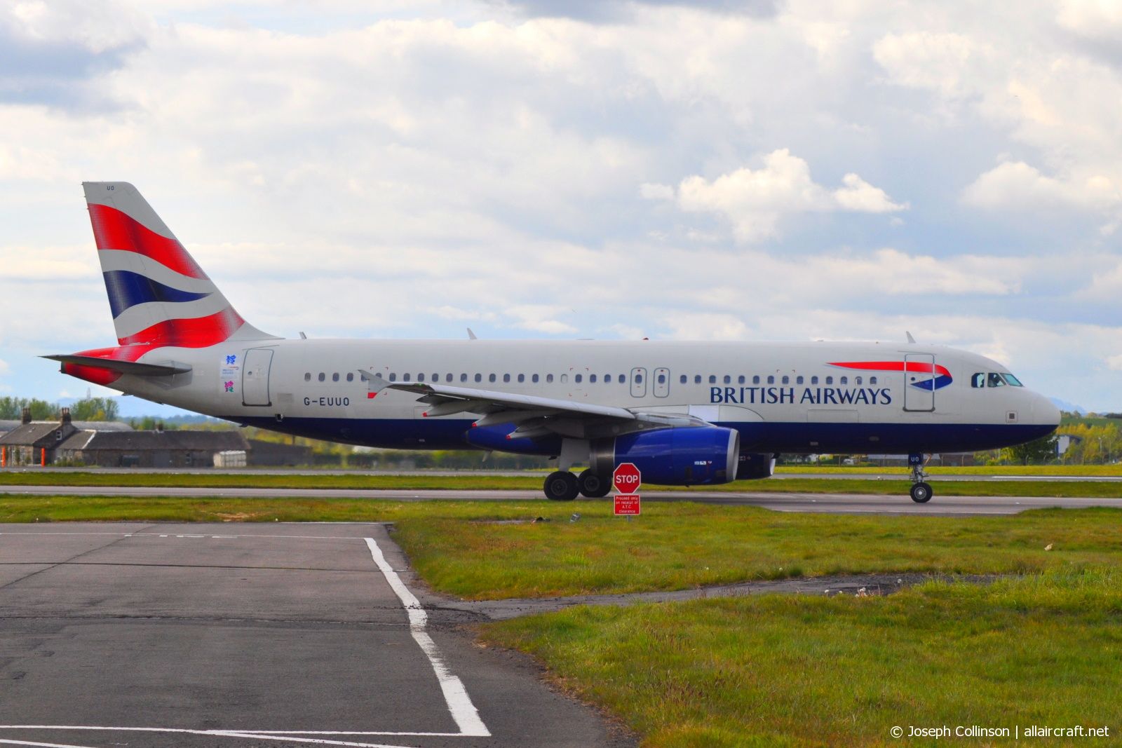 G-EUUO · Airbus A320-232 · (GLA / EGPF)