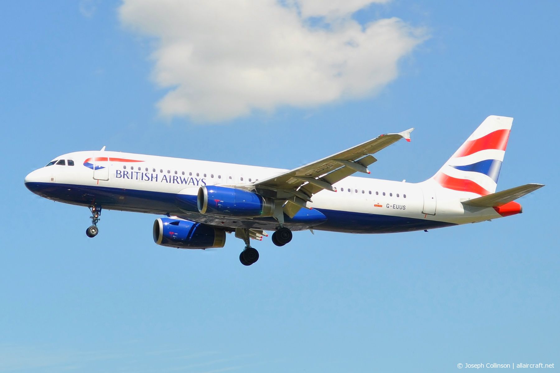 G-EUUS (3301) 2007 Airbus A320-232