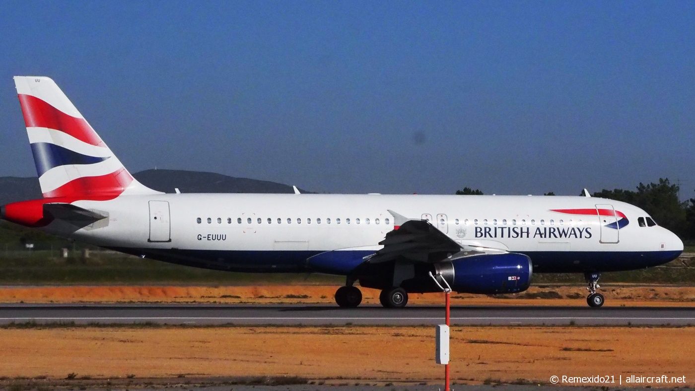 G-EUUU · Airbus A320-232 · (FAO/LPFR)