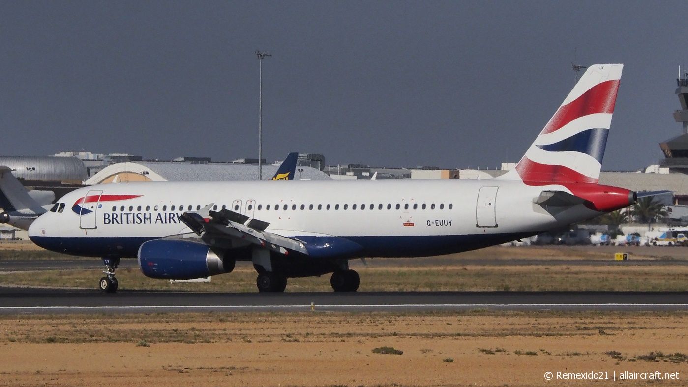 G-EUUY · Airbus A320-232 · (FAO / LPFR)