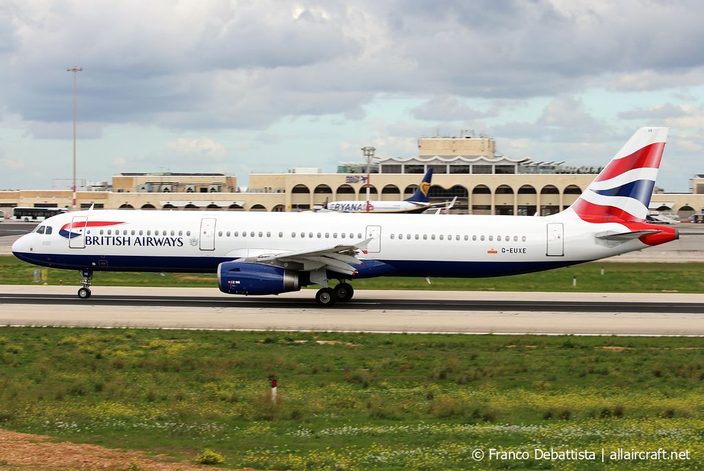 G-EUXE · Airbus A321-231 · (MLA / LMML)